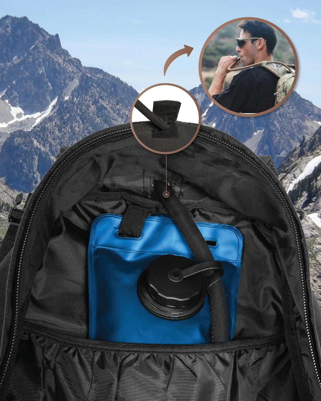 35L Tactical Backpack with Molle System & Laptop Storage – Camping, Travel