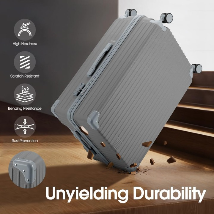 ABS Hard Shell Luggage with Spinner Wheels & TSA Lock – Travel, Vacation
