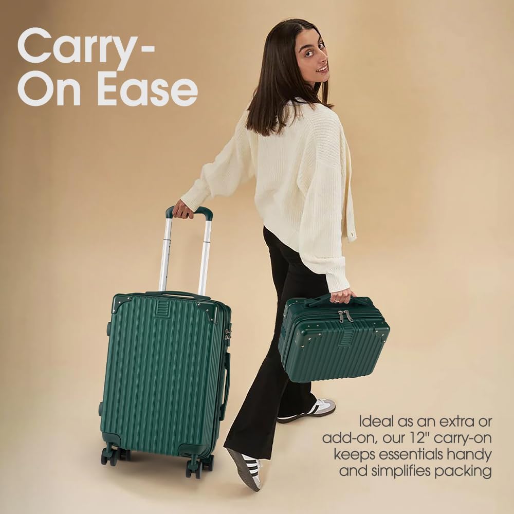 ABS Hard Shell Luggage with Spinner Wheels & TSA Lock – Travel, Vacation