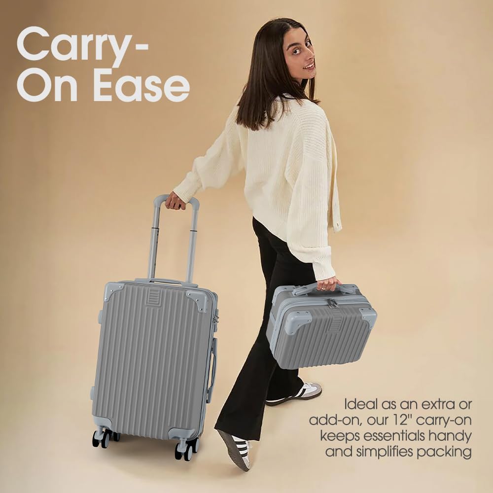 ABS Hard Shell Luggage with Spinner Wheels & TSA Lock – Travel, Vacation