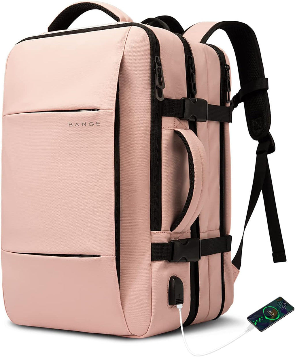 Expandable Waterproof Travel Backpack 26–45L with Laptop Sleeve – Travel, Outdoor