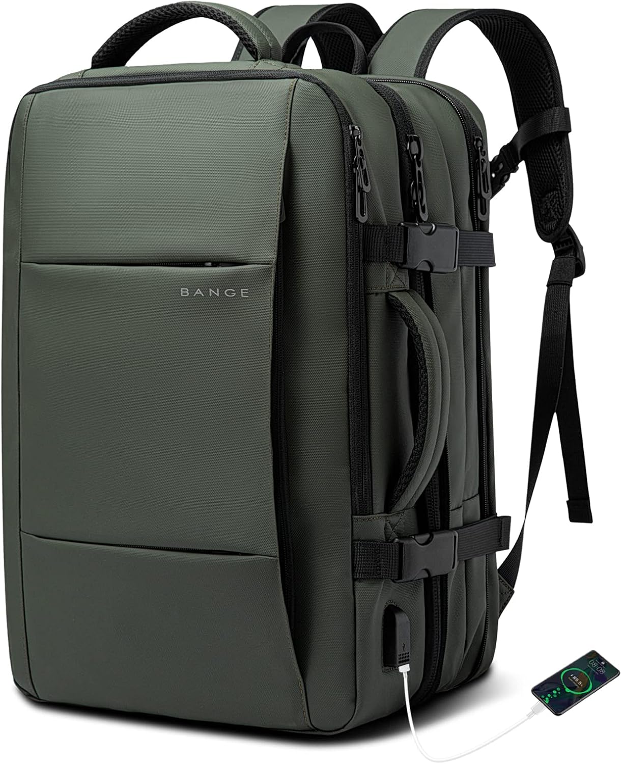 Expandable Waterproof Travel Backpack 26–45L with Laptop Sleeve – Travel, Outdoor