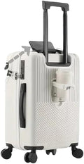 Hard Shell Carry-On with USB Port & TSA Lock – Travel, Business