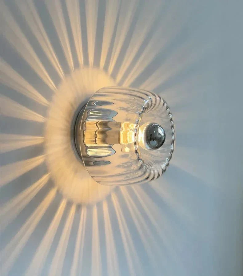 Nordic Glow Wall Lamp – Scandinavian Bauhaus Style – Home Decor, Ambient Lighting