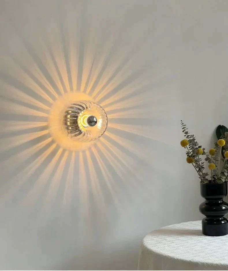 Nordic Glow Wall Lamp – Scandinavian Bauhaus Style – Home Decor, Ambient Lighting