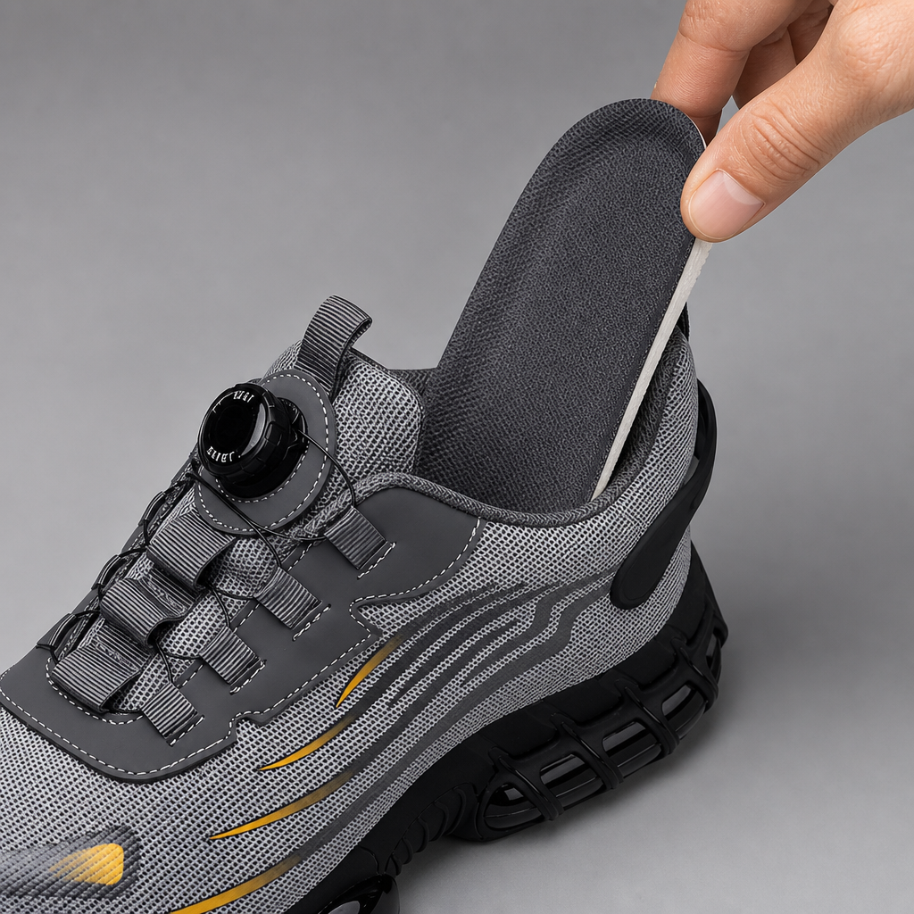 Orthopaedic Safety Shoes – All-Day Comfort, Steel Toe – Work, Construction