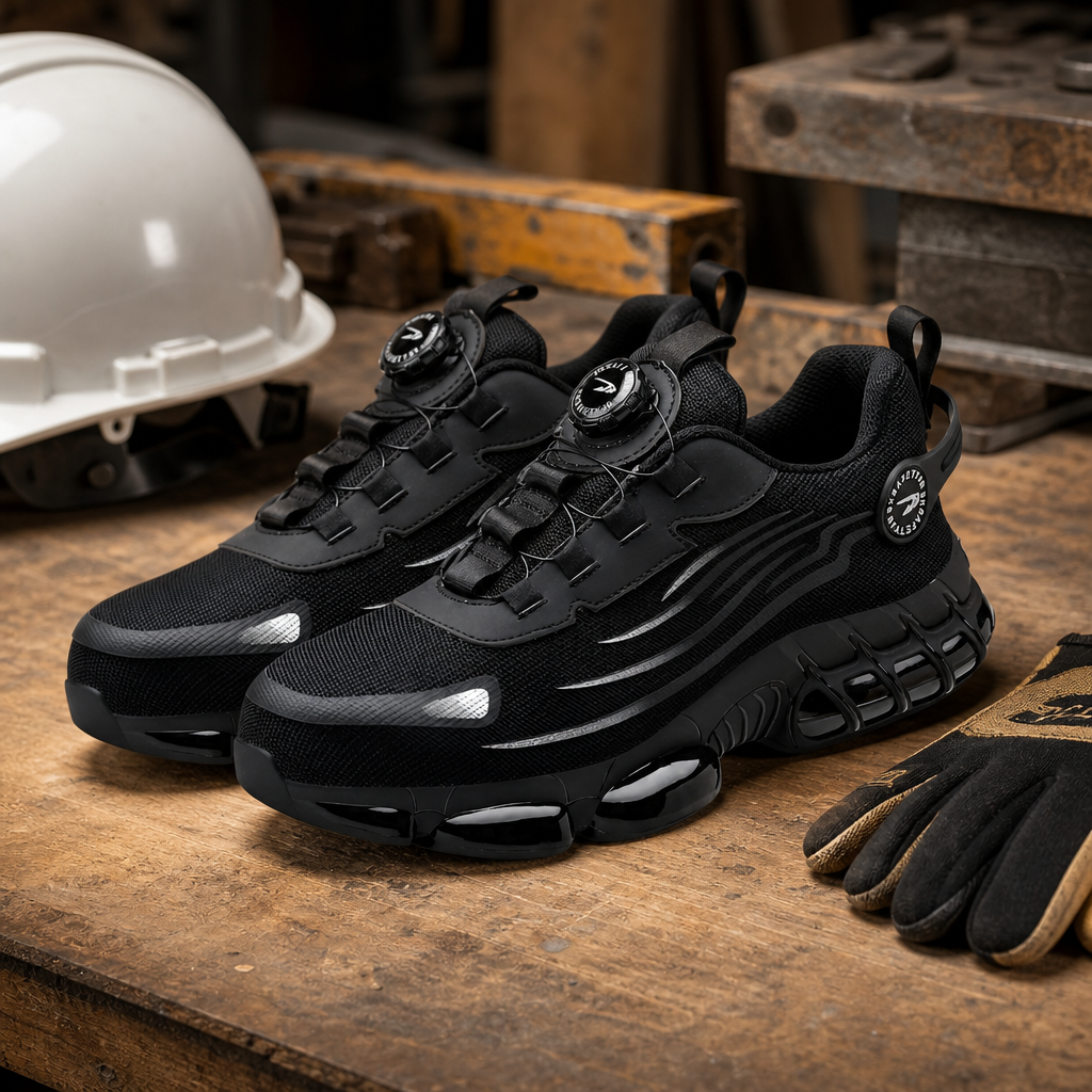Orthopaedic Safety Shoes – All-Day Comfort, Steel Toe – Work, Construction