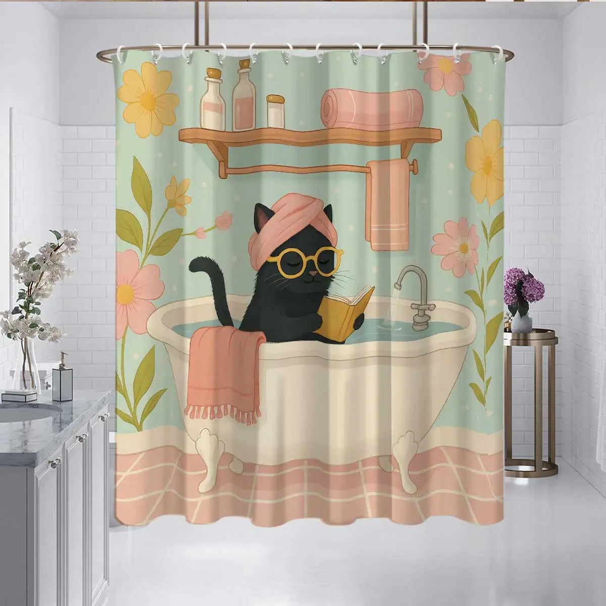 Printed Shower Curtain – Funny Design, Home Decor