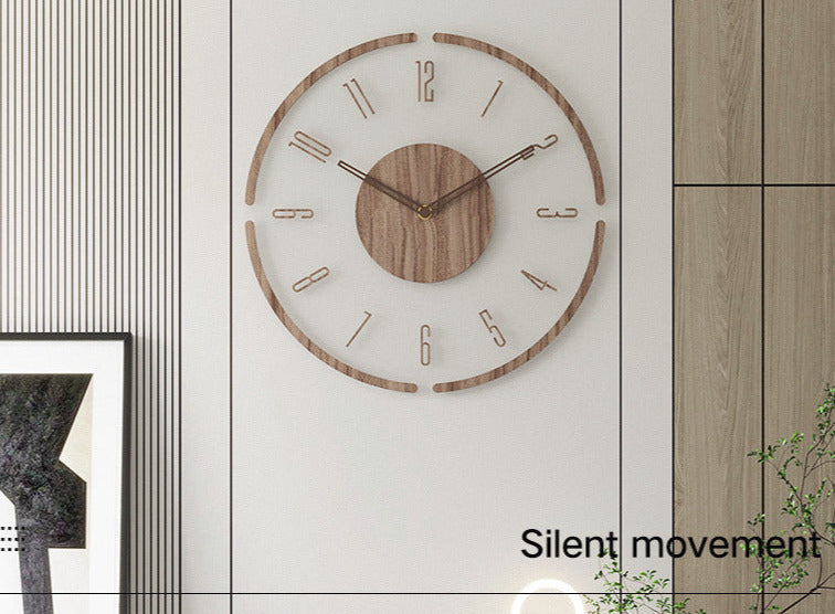 Scandinavian Style Wooden Wall Clock – Home Decor, Gift Idea