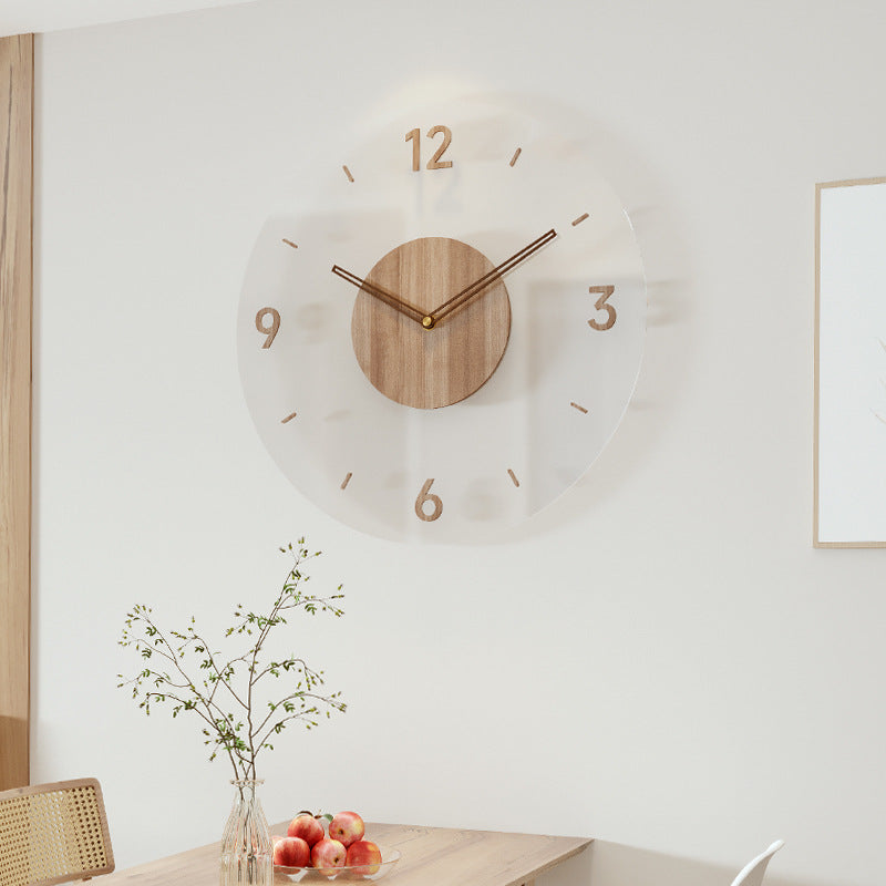 Scandinavian Style Wooden Wall Clock – Home Decor, Gift Idea