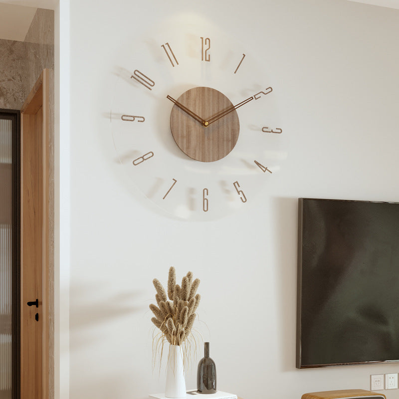 Scandinavian Style Wooden Wall Clock – Home Decor, Gift Idea