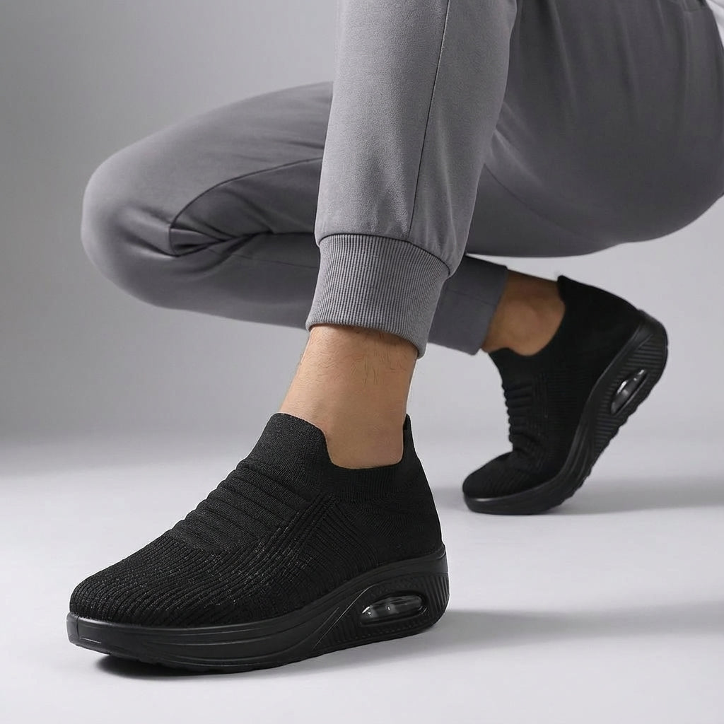 Slip-On Wedge Sneakers – Casual Wear, Everyday Comfort