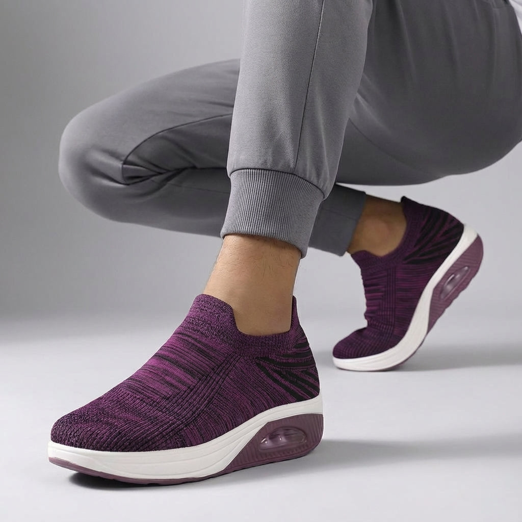Slip-On Wedge Sneakers – Casual Wear, Everyday Comfort