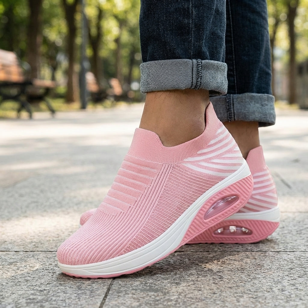 Slip-On Wedge Sneakers – Casual Wear, Everyday Comfort