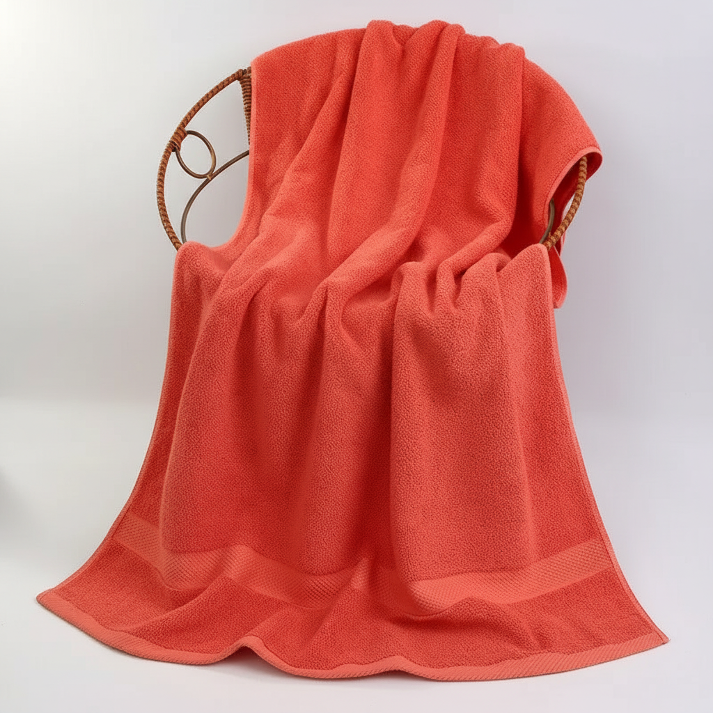 Thick Cotton Towels – Soft, Absorbent – Bathroom, Spa