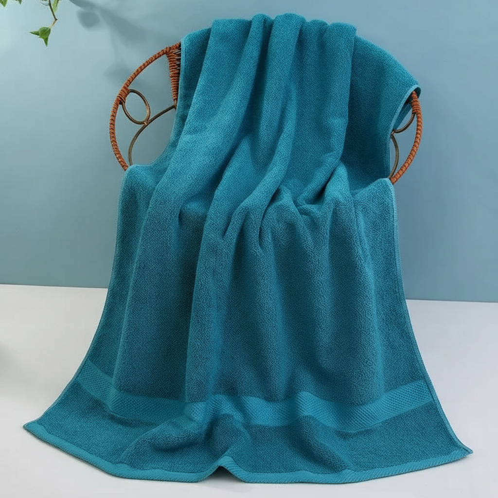 Thick Cotton Towels – Soft, Absorbent – Bathroom, Spa