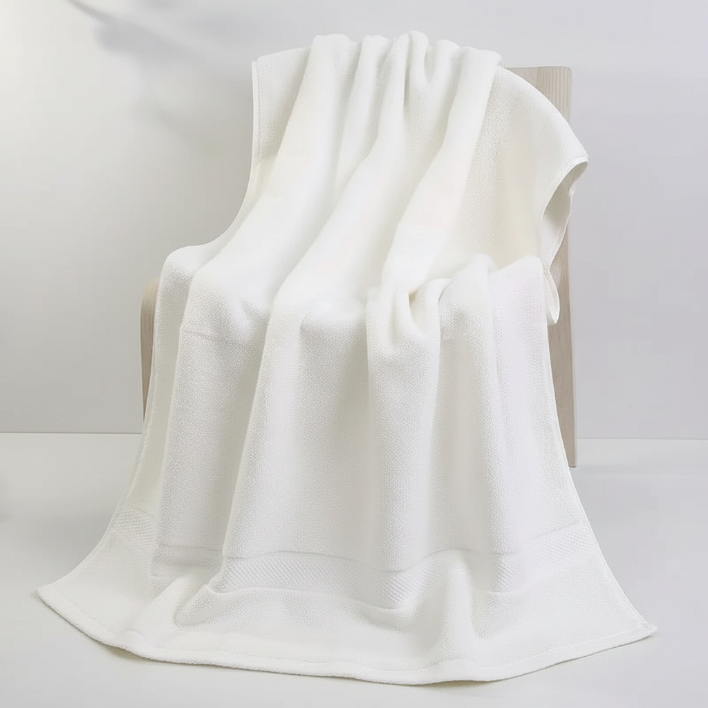 Thick Cotton Towels – Soft, Absorbent – Bathroom, Spa