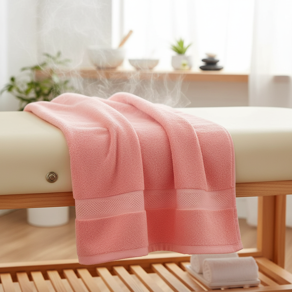 Thick Cotton Towels – Soft, Absorbent – Bathroom, Spa