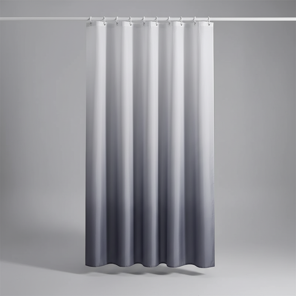 Thickened Polyester Shower Curtain in Aqua – Bathroom, Home Décor