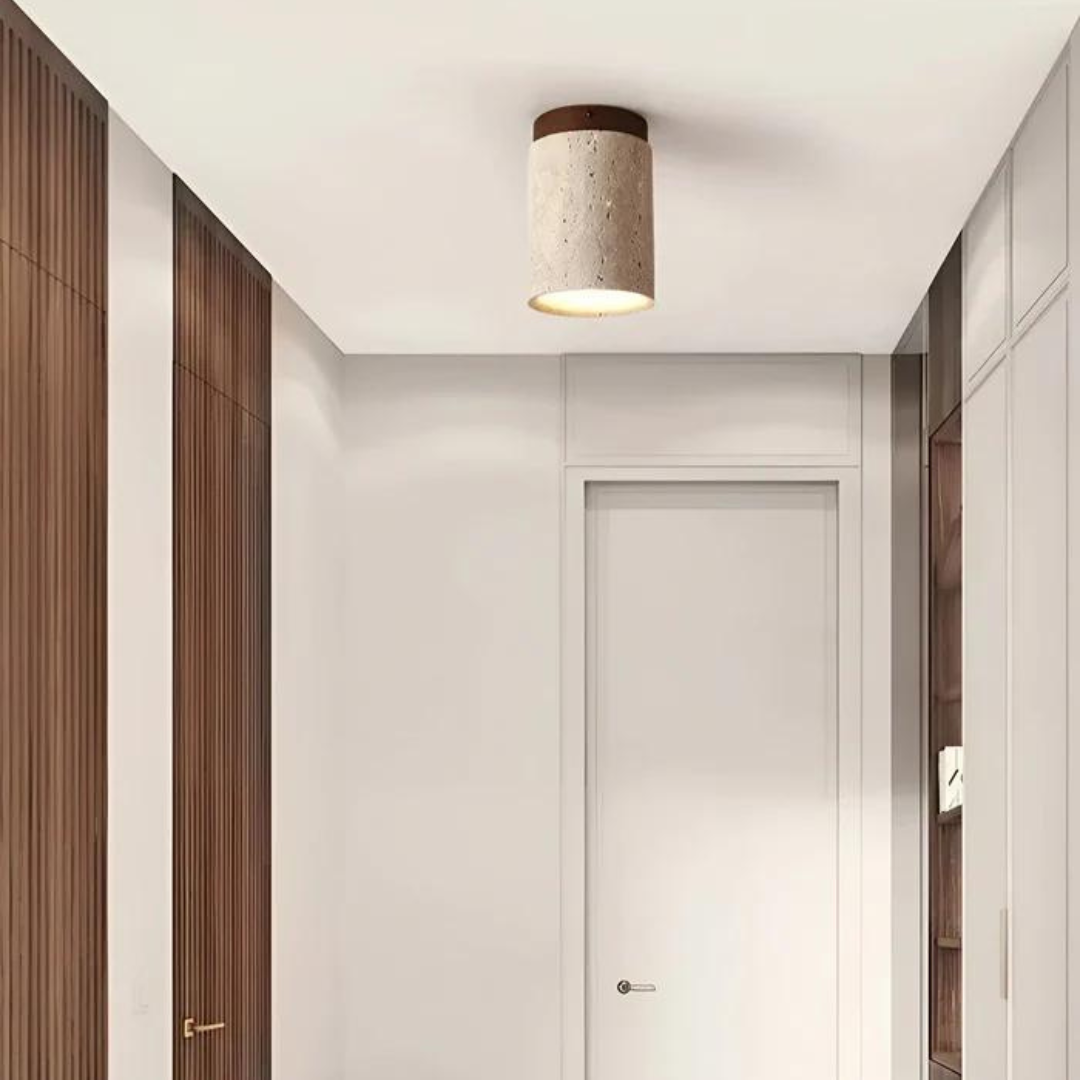 Trendy Round Ceiling Lamp - Japanese Style, Modern Design – Home Decor, Zen Ambiance