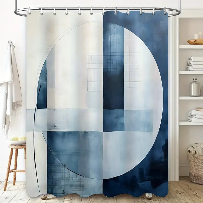Water-Repellent Shower Curtain – Bathroom, Home Decor, Easy Clean