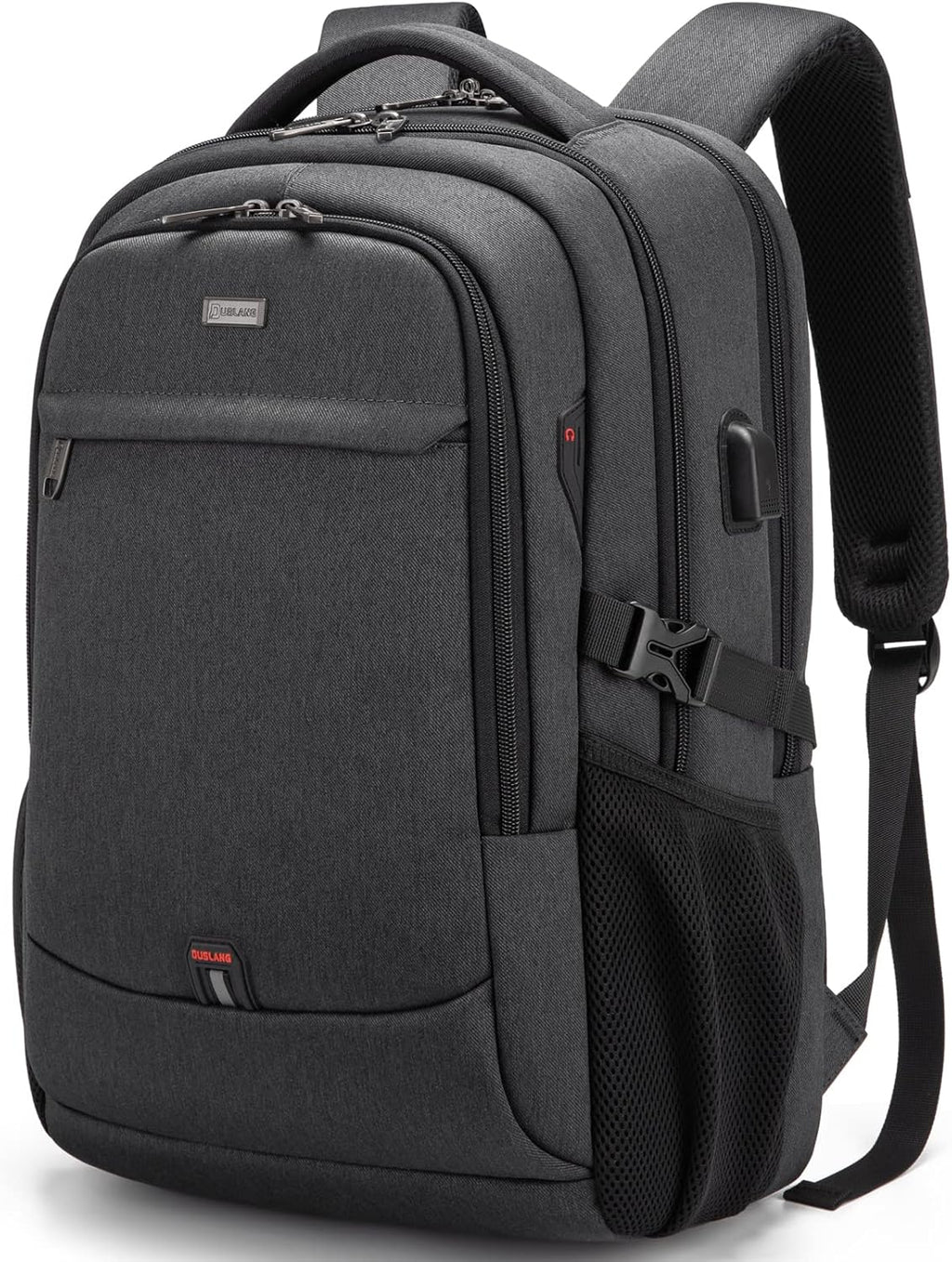 Water-Resistant Laptop Backpack with USB Port & Organised Storage – Travel, Home Office