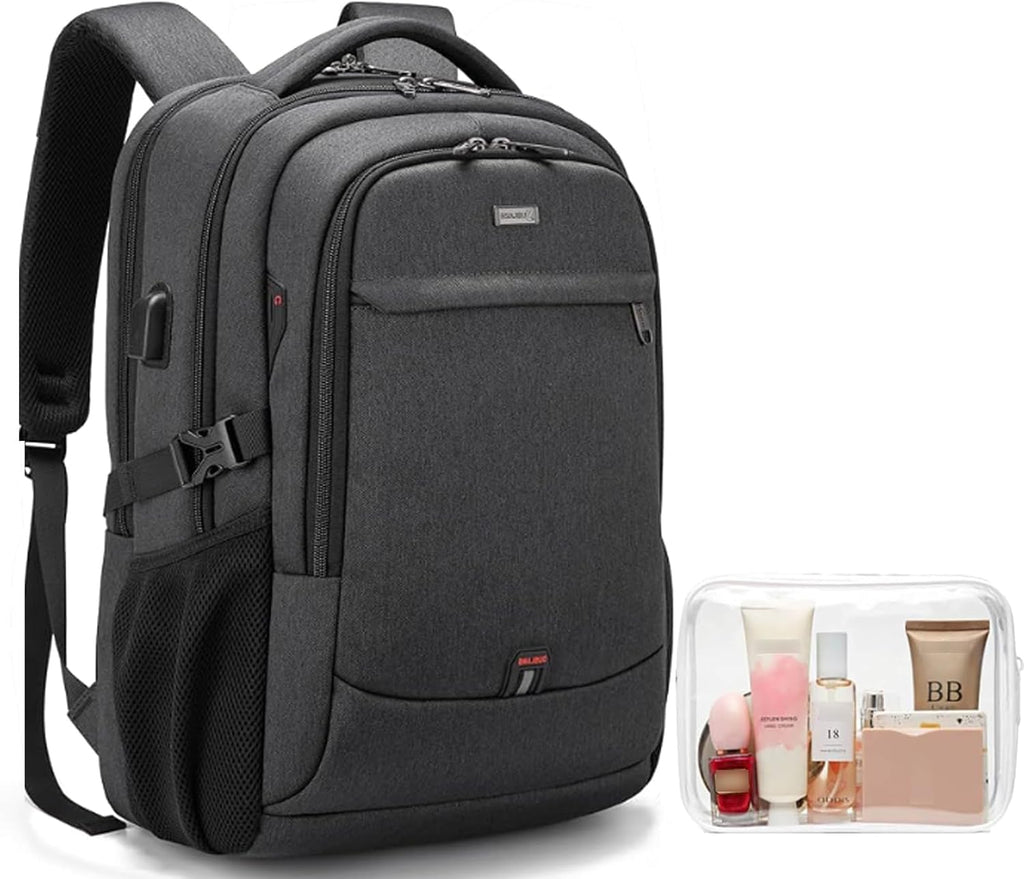 Water-Resistant Laptop Backpack with USB Port & Organised Storage – Travel, Home Office