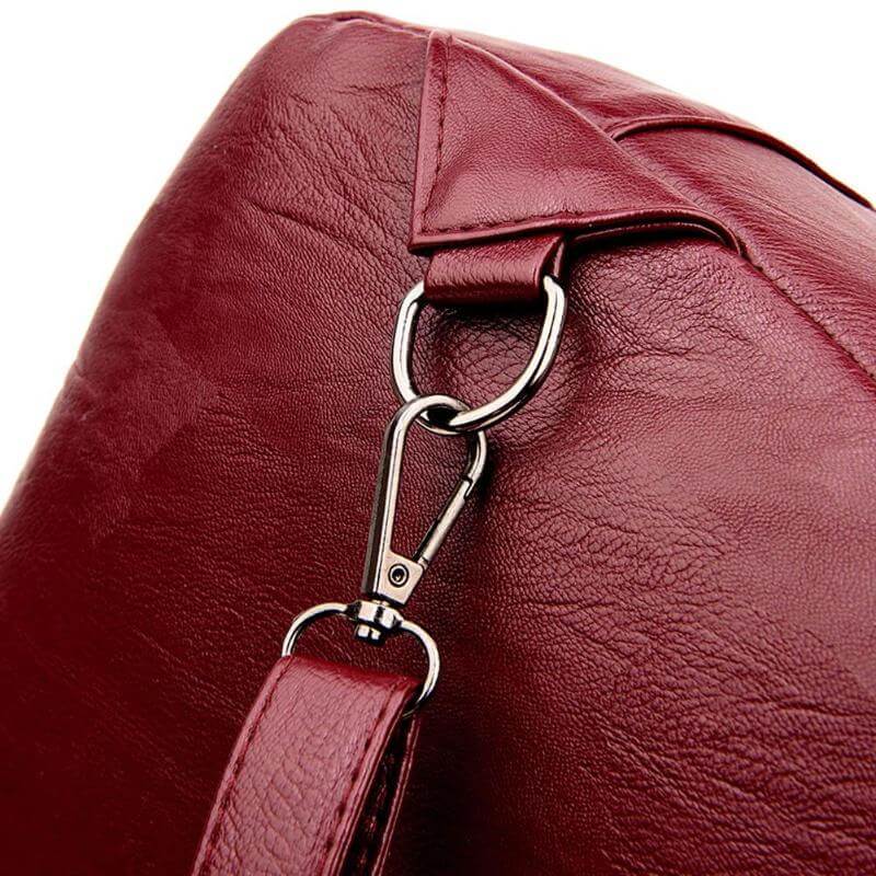Water-Resistant Leather Backpack for Women – Travel, Daily Use