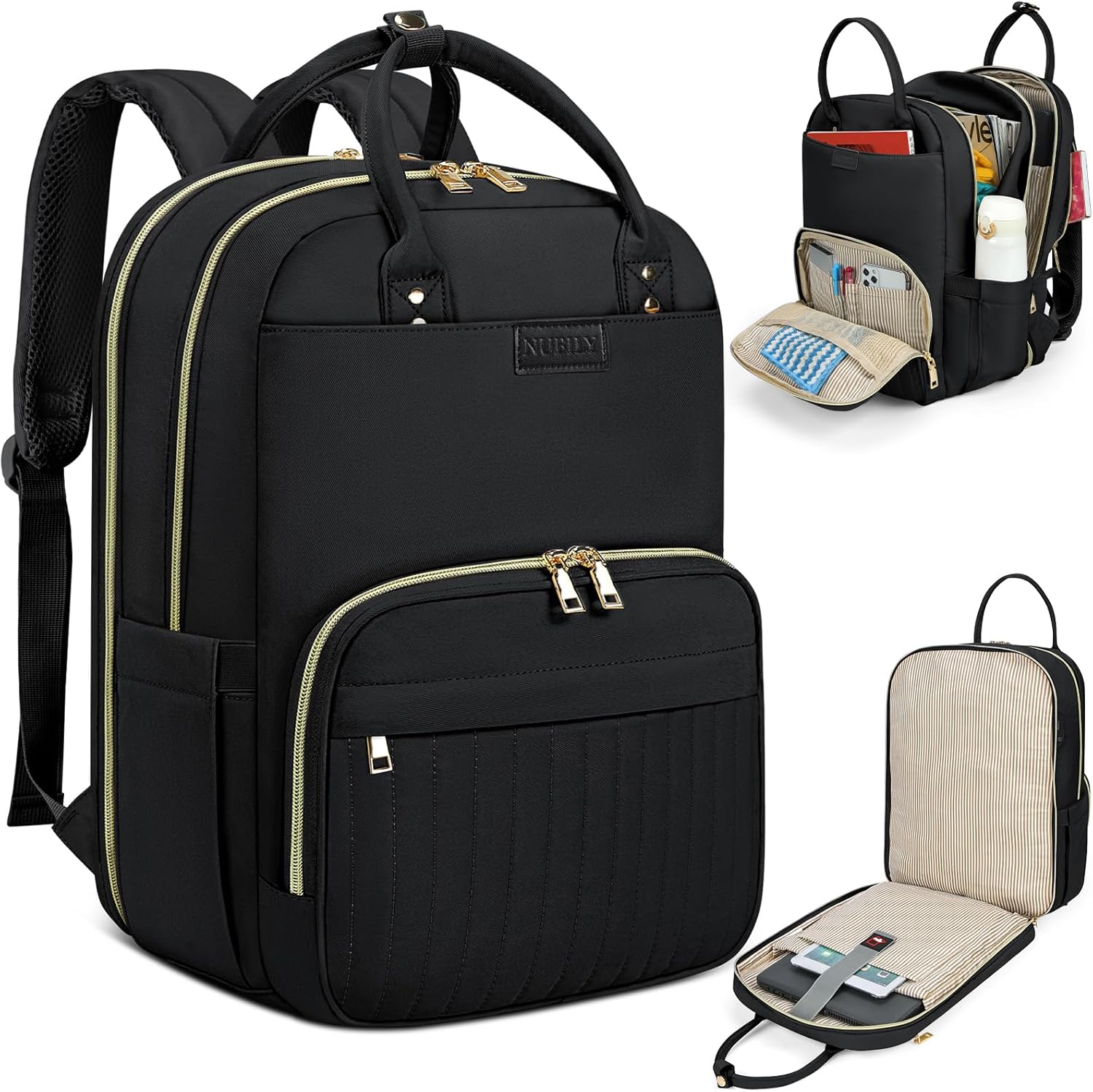 Water-Resistant Travel Laptop Backpack 15.6" – Office, Travel