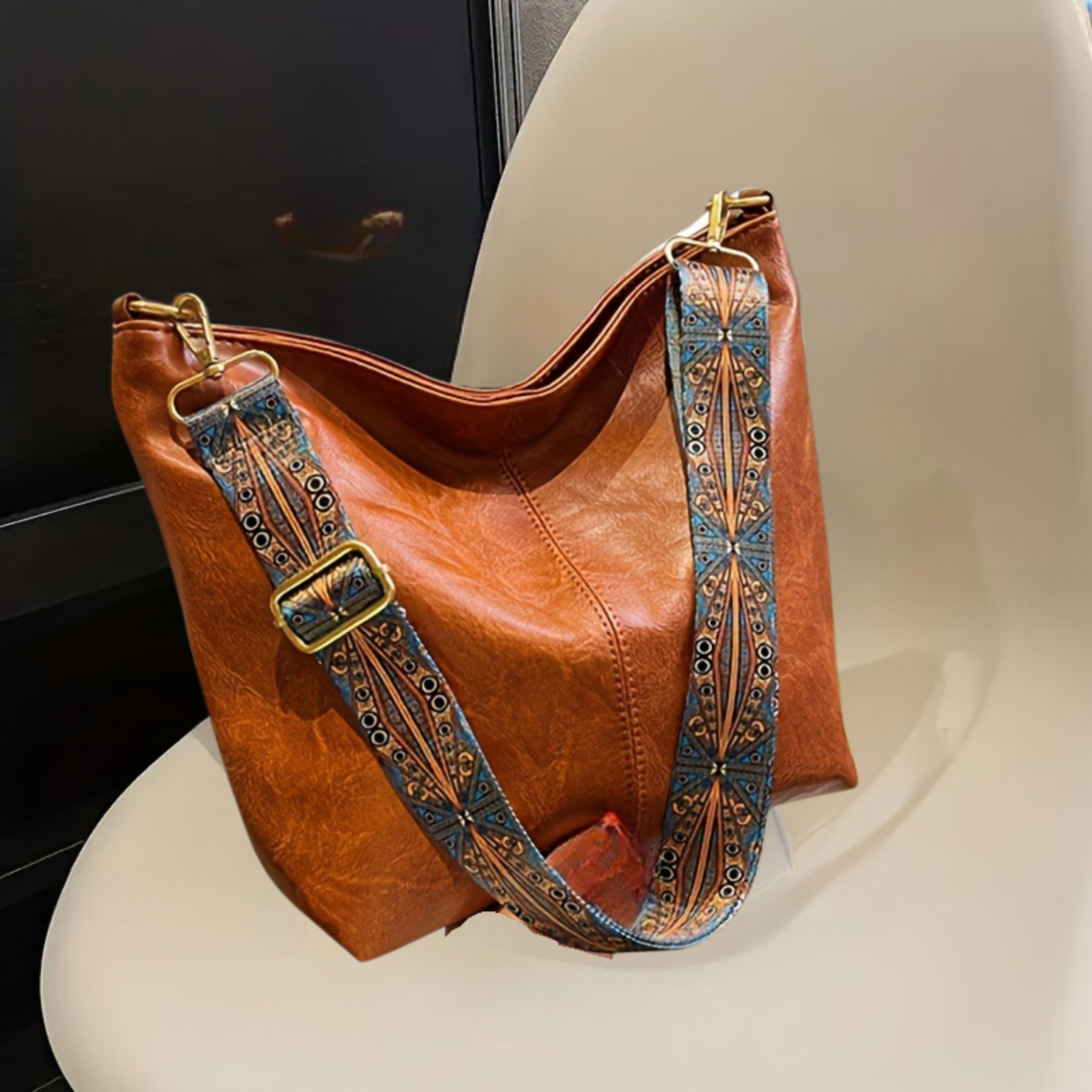 Waterproof Leather Handbag – Stylish Accessory, Everyday Use