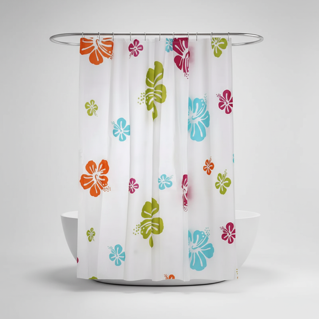 Waterproof Shower Curtain Polyester – Bathroom, Home Decor