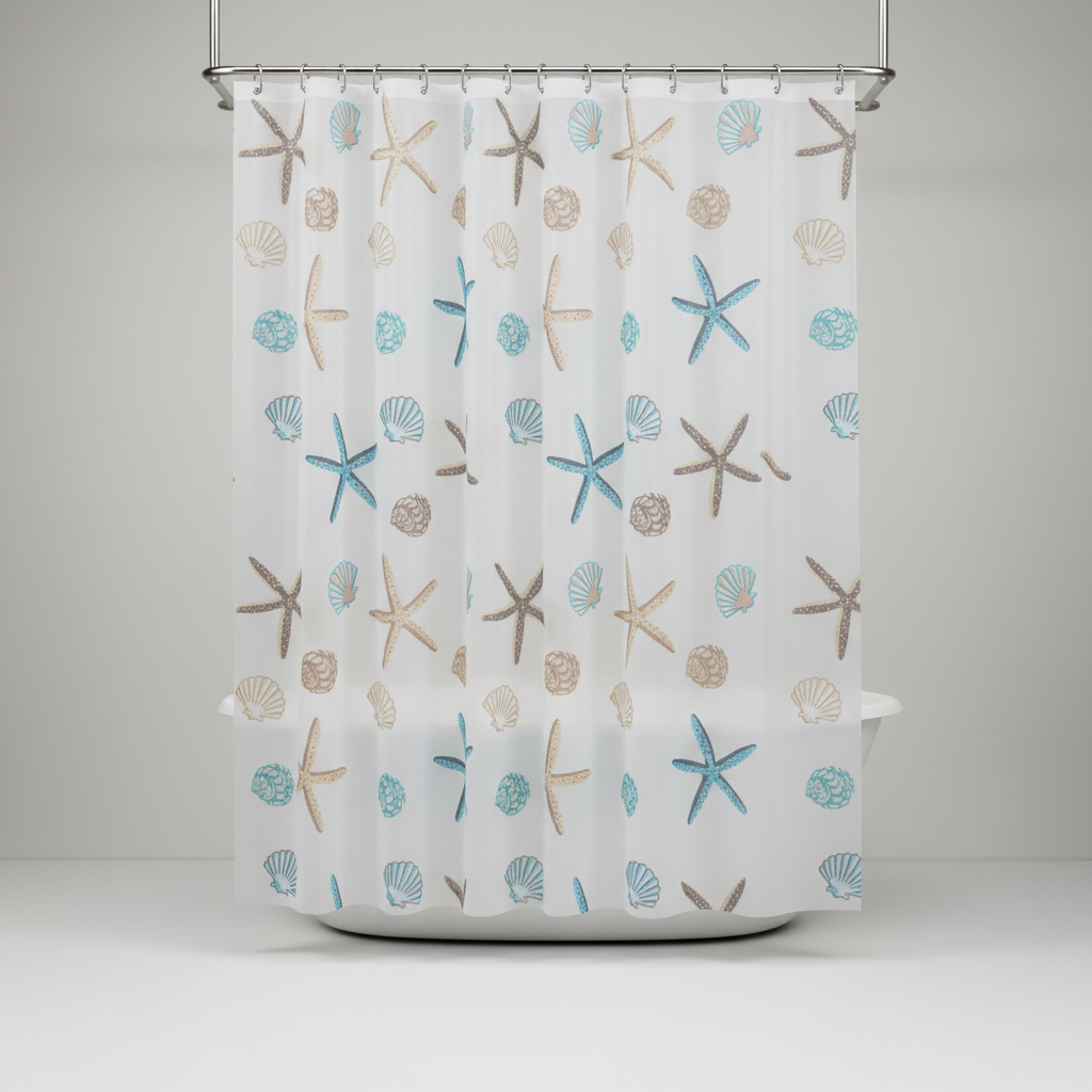 Waterproof Shower Curtain Polyester – Bathroom, Home Decor