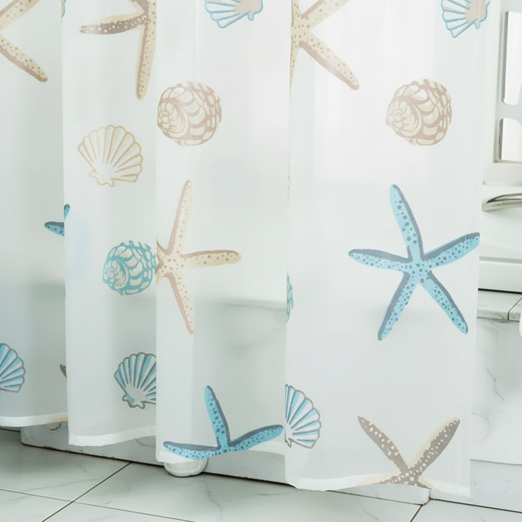 Waterproof Shower Curtain Polyester – Bathroom, Home Decor