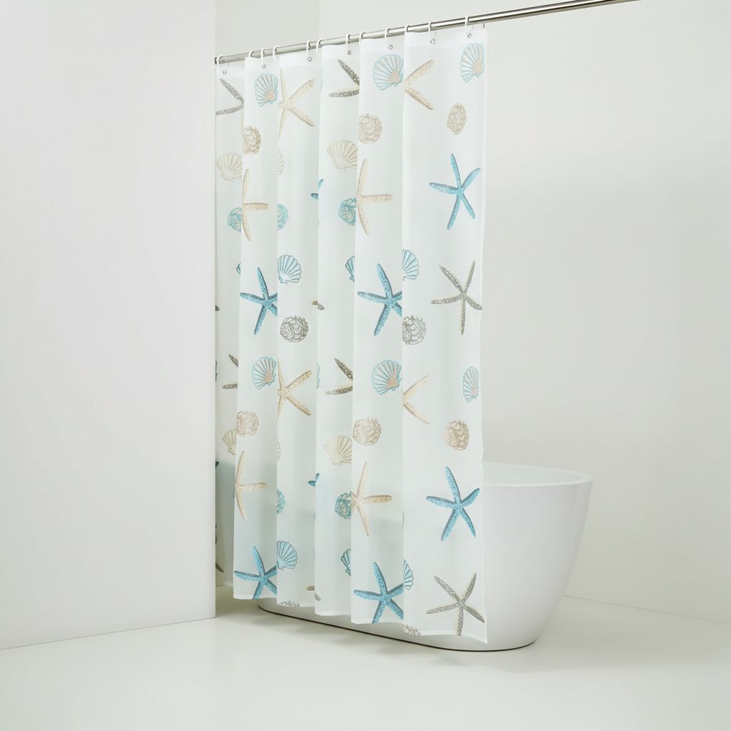 Waterproof Shower Curtain Polyester – Bathroom, Home Decor