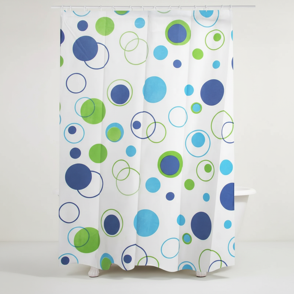Waterproof Shower Curtain Polyester – Bathroom, Home Decor