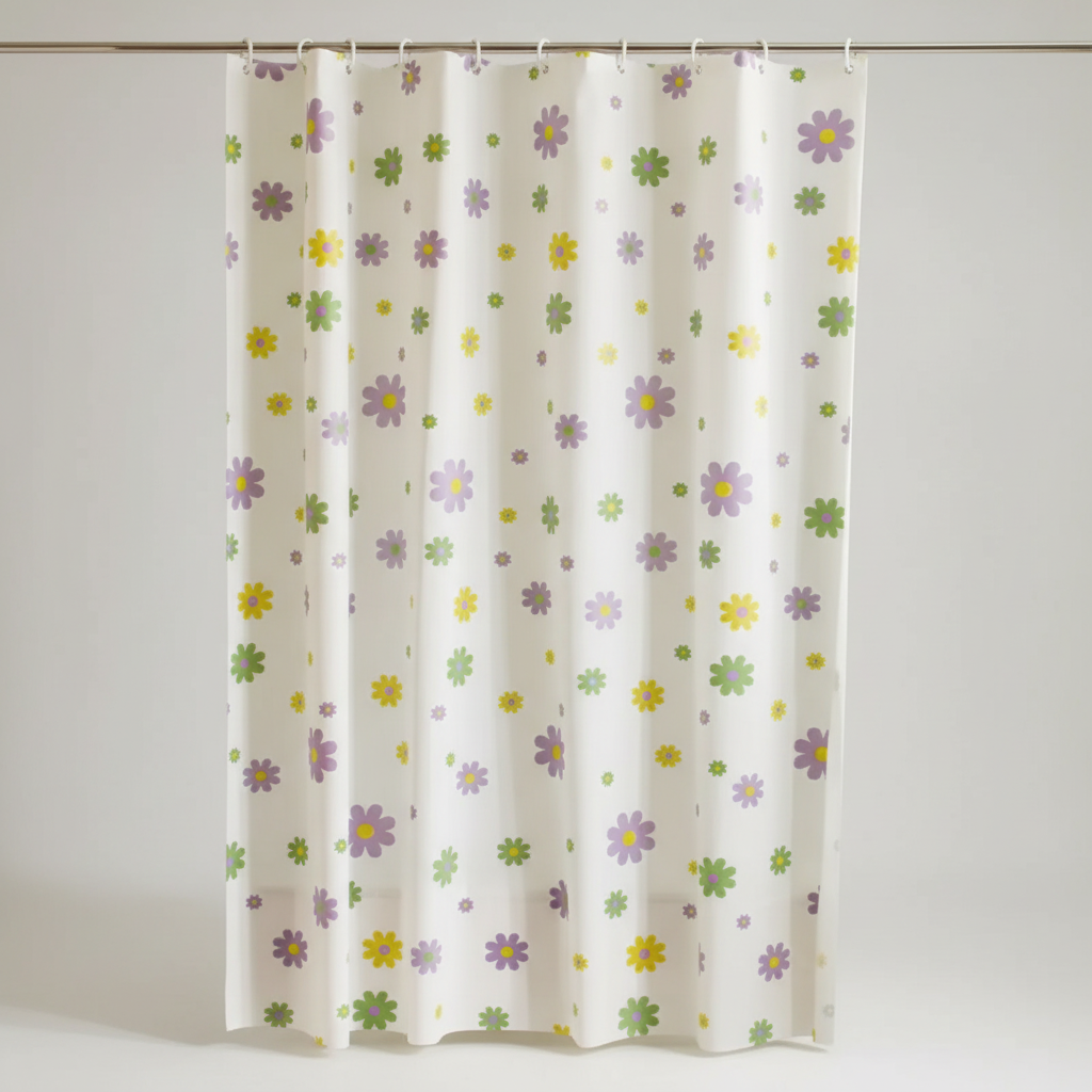 Waterproof Shower Curtain Polyester – Bathroom, Home Decor