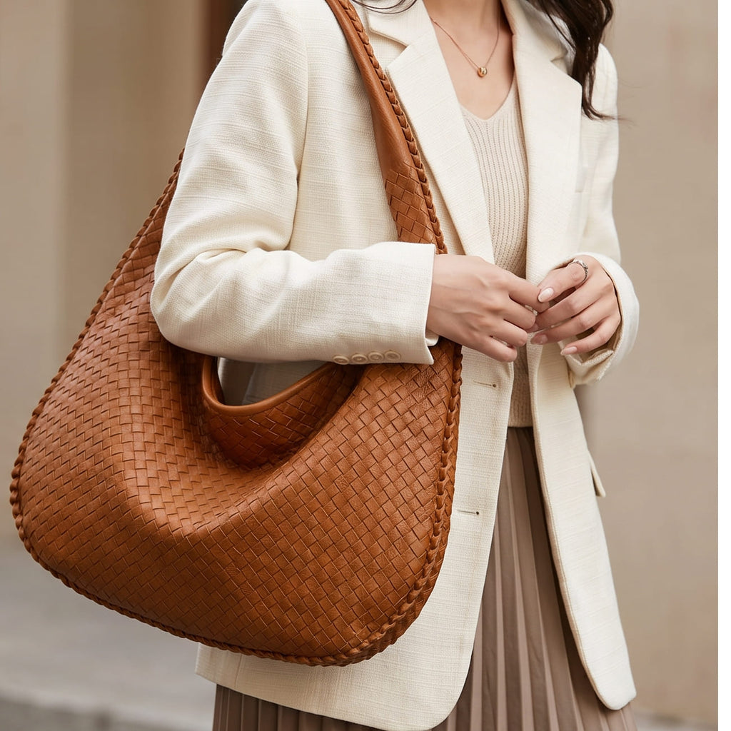 Woven Shoulder Bag – Stylish Design, Versatile Use – Casual, Everyday