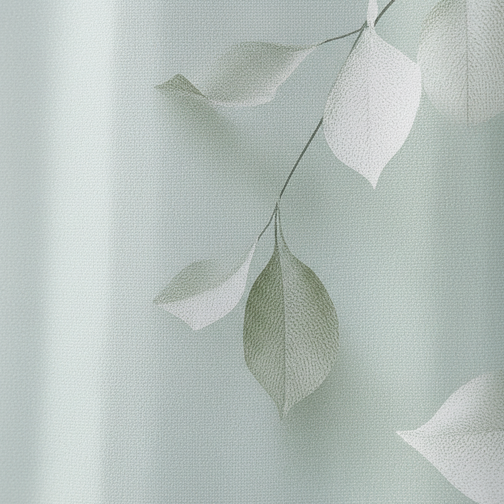 Woven Shower Curtain - Polyester Material, Calmweave Design – Bathroom, Home Decor